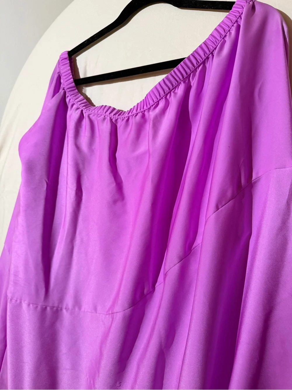 Target Lavender Pink Elastic Waist Midi Skirt